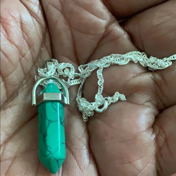 Pendant Charka Healing Stone Necklace - Picture 3 of 3